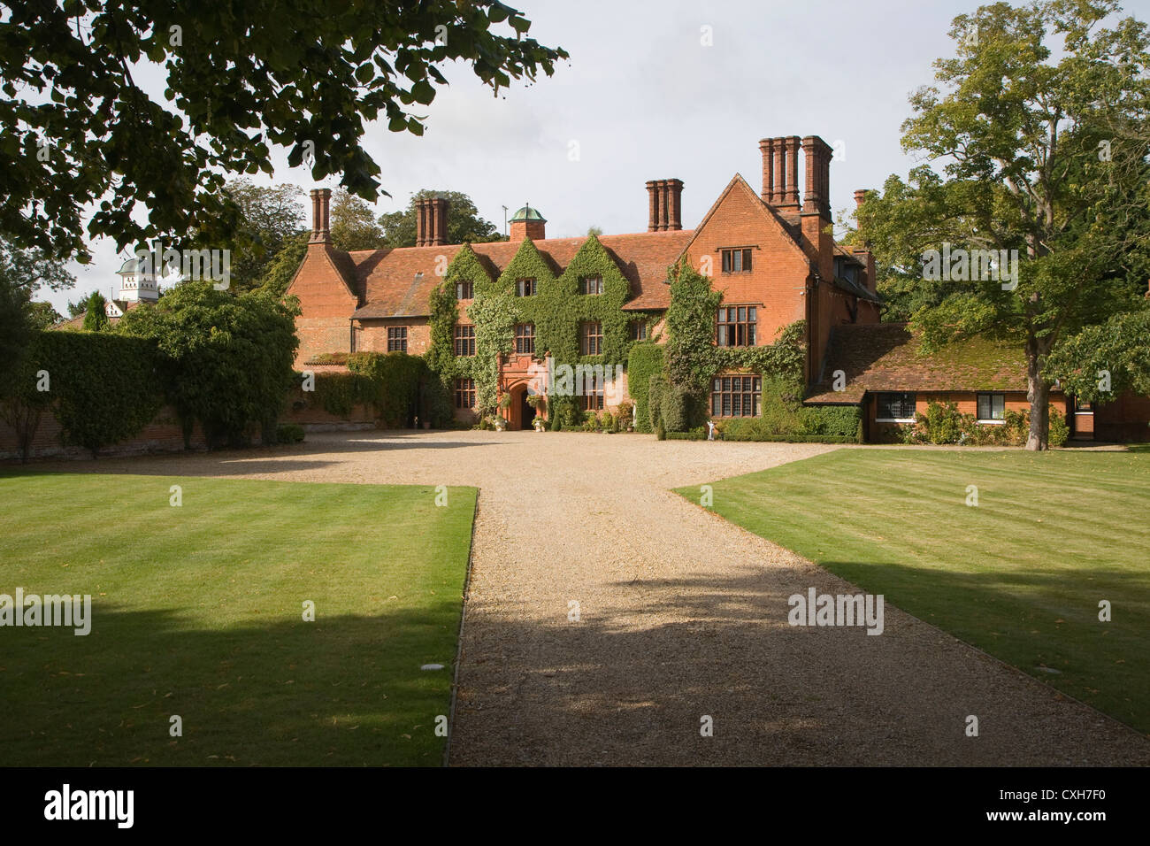 Manoir Tudor Woodhall Sutton Suffolk Angleterre utilisé comme salle de mariage Banque D'Images