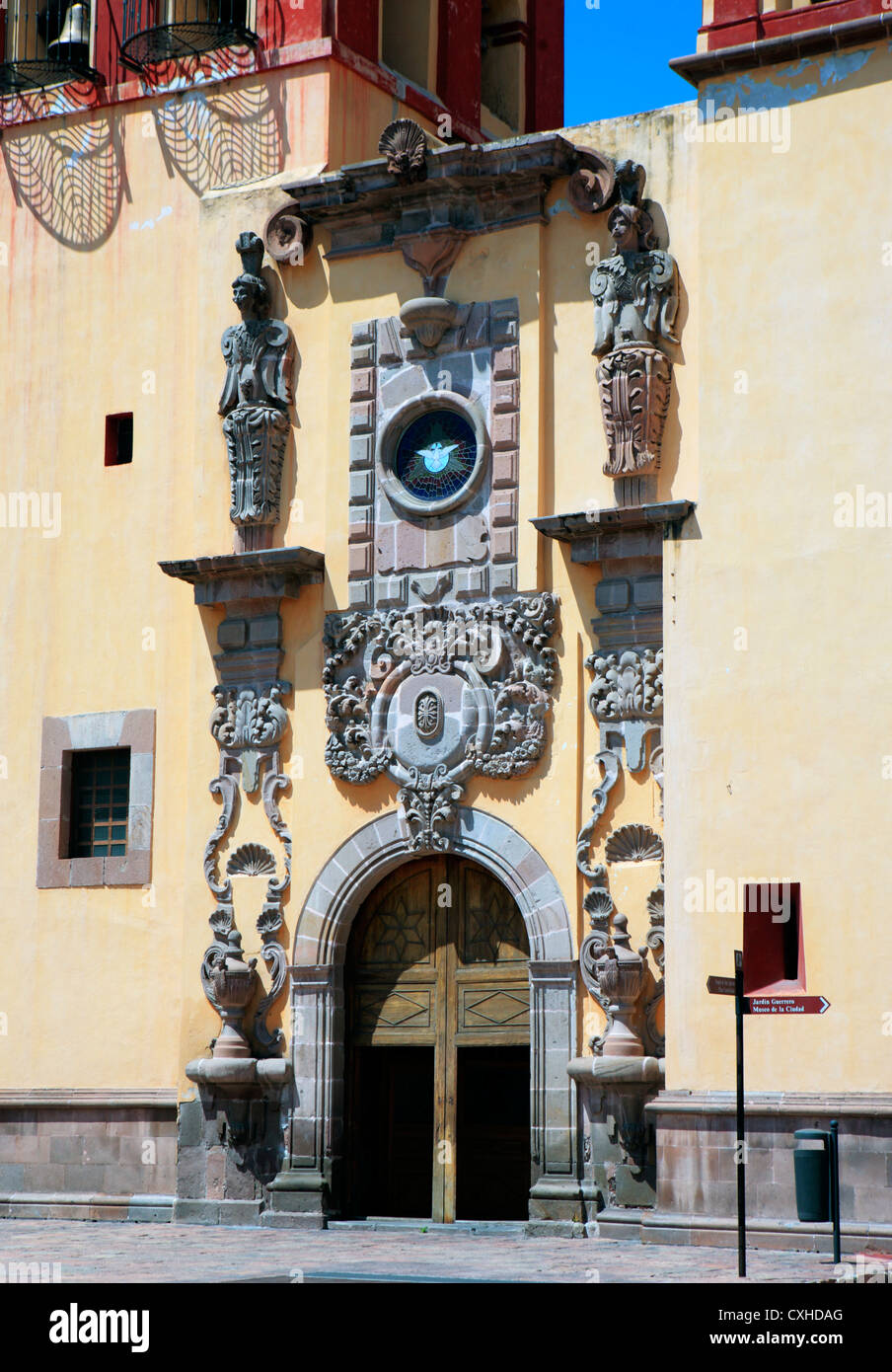 Église St Domingue (1697), Queretaro, Queretaro, Mexique Banque D'Images