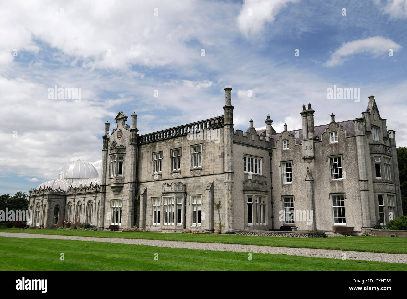 Kilruddery house Wicklow Bray hôtels particuliers et jardins irlandais Irlande demesne estate famille seigneuriale Brabazon Comtes de Meath Banque D'Images