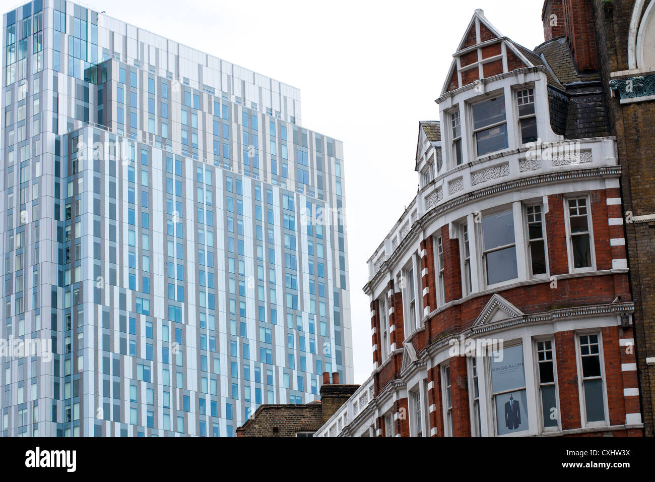 L'architecture classique et moderne. Londres. Liverpool Street. Banque D'Images