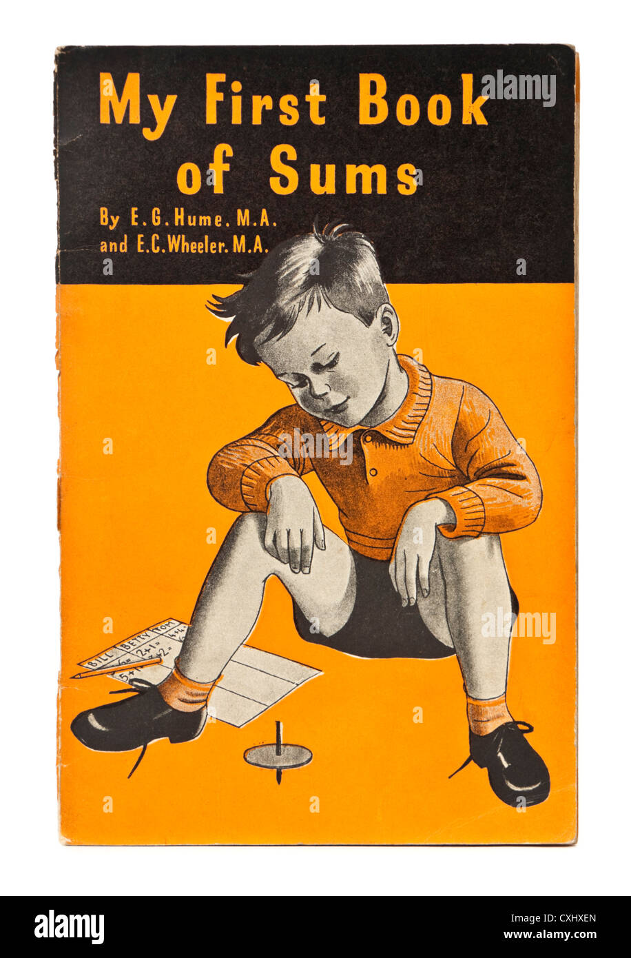 "Mon premier livre de sommes' par Emily Gertrude Hume et Elizabeth Cuer Wheeler. Publié par Evans (1970). Banque D'Images