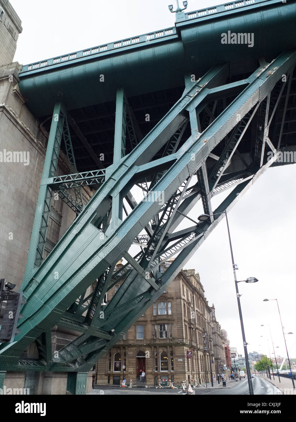 Pont Tyne, Newcastle, la structure Banque D'Images