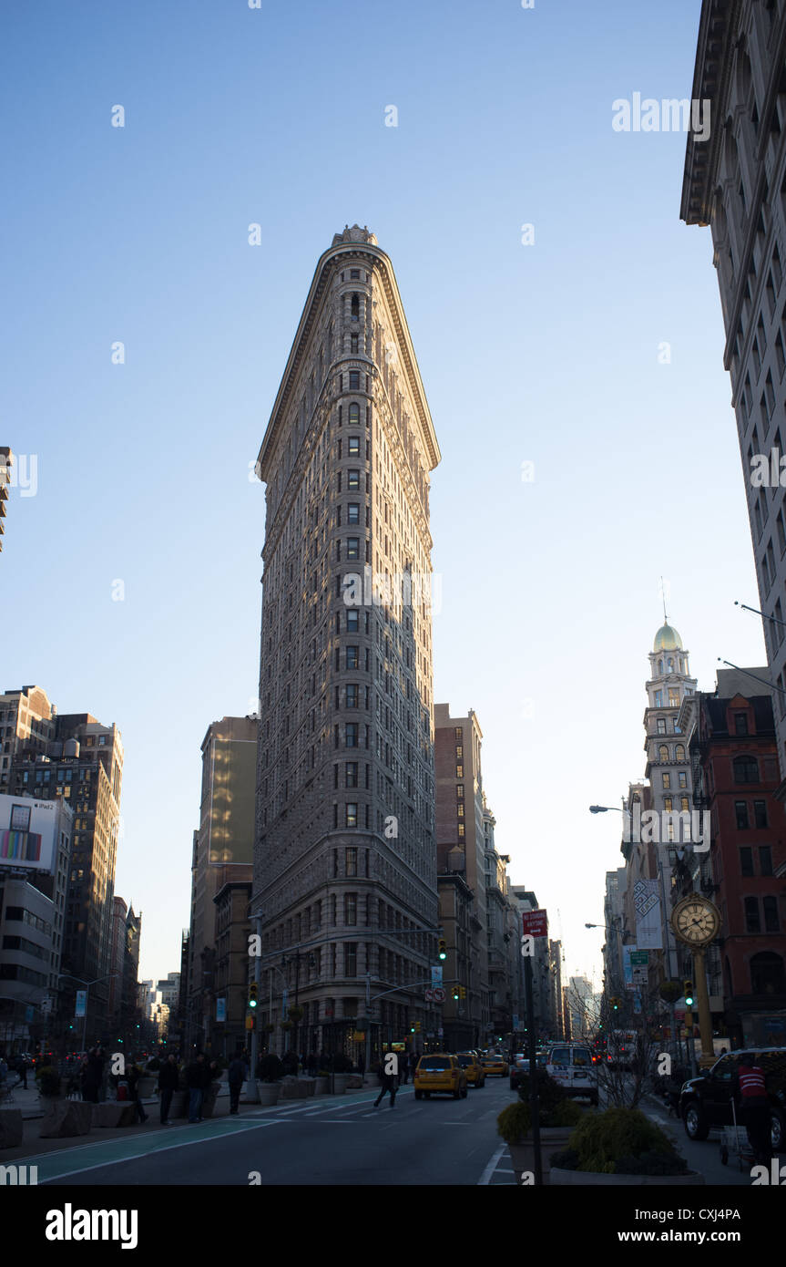 Flatiron Building Fuller fer plat New York Banque D'Images
