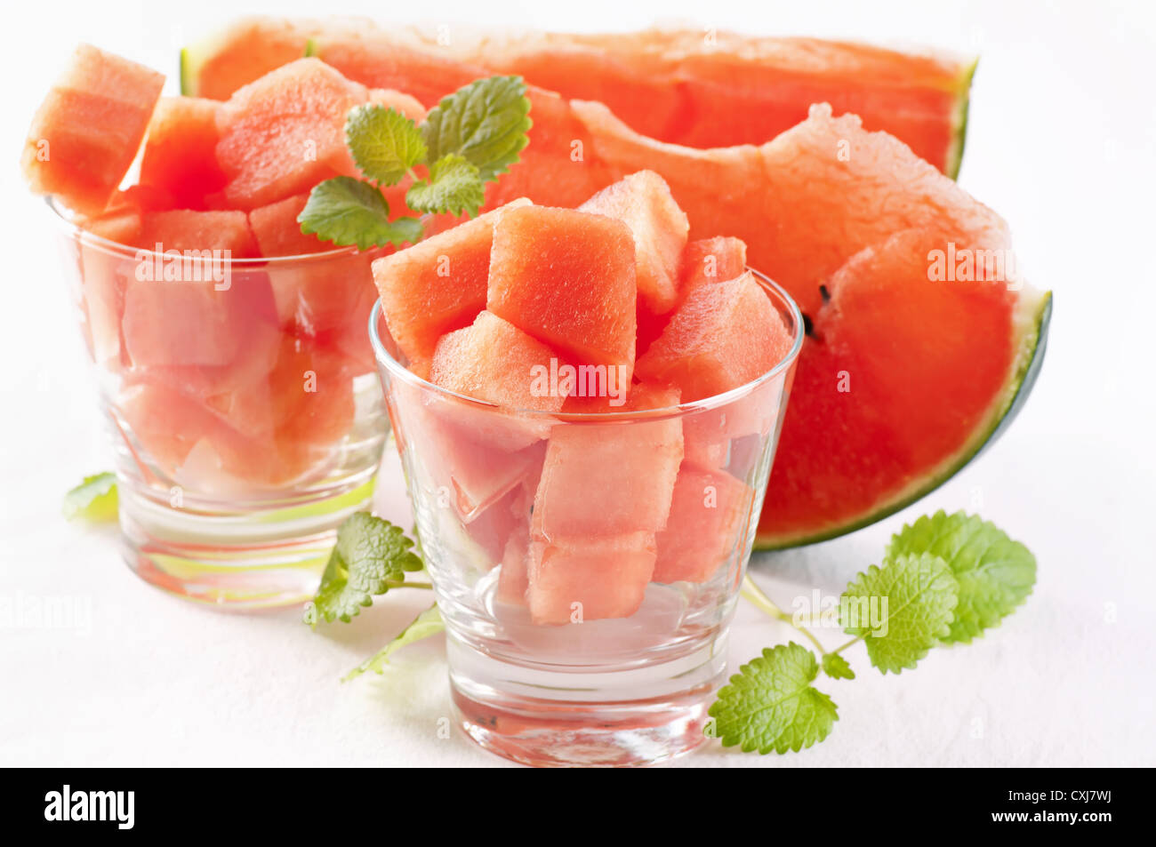 Watermelon isolated Banque D'Images