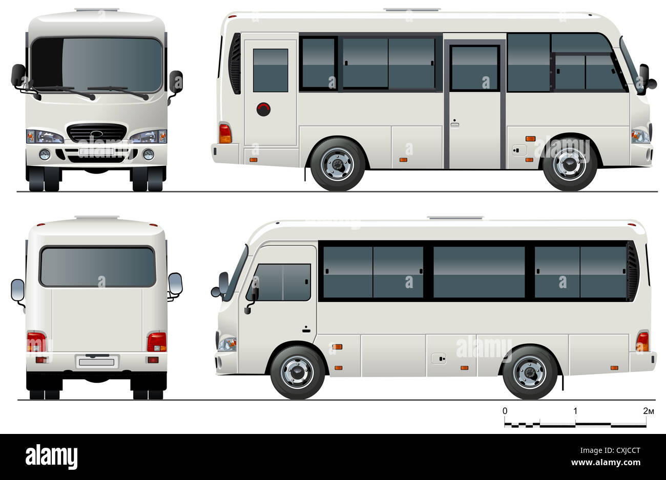 Un autobus urbain Banque D'Images