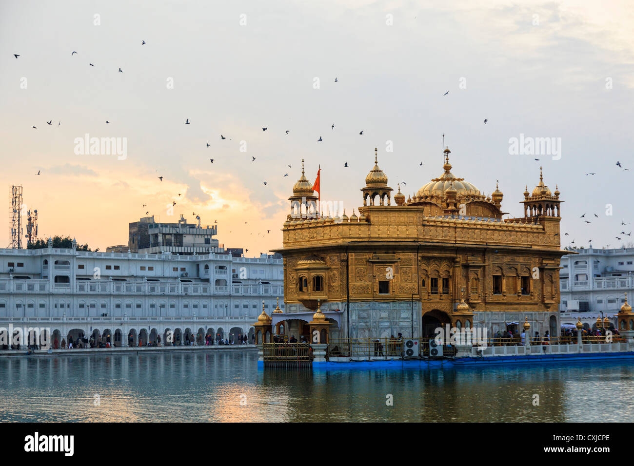 L'Inde, Punjab, Amritsar, vue du Temple d'Or Banque D'Images