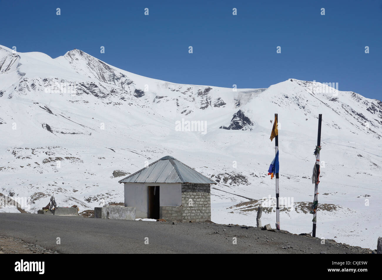 La baralacha (bara-lacha-col, 4890m), manali leh-autoroute, lahaul et spiti, Himachal Pradesh, Inde Banque D'Images