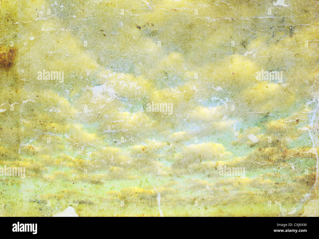 Image retro de ciel nuageux Banque D'Images