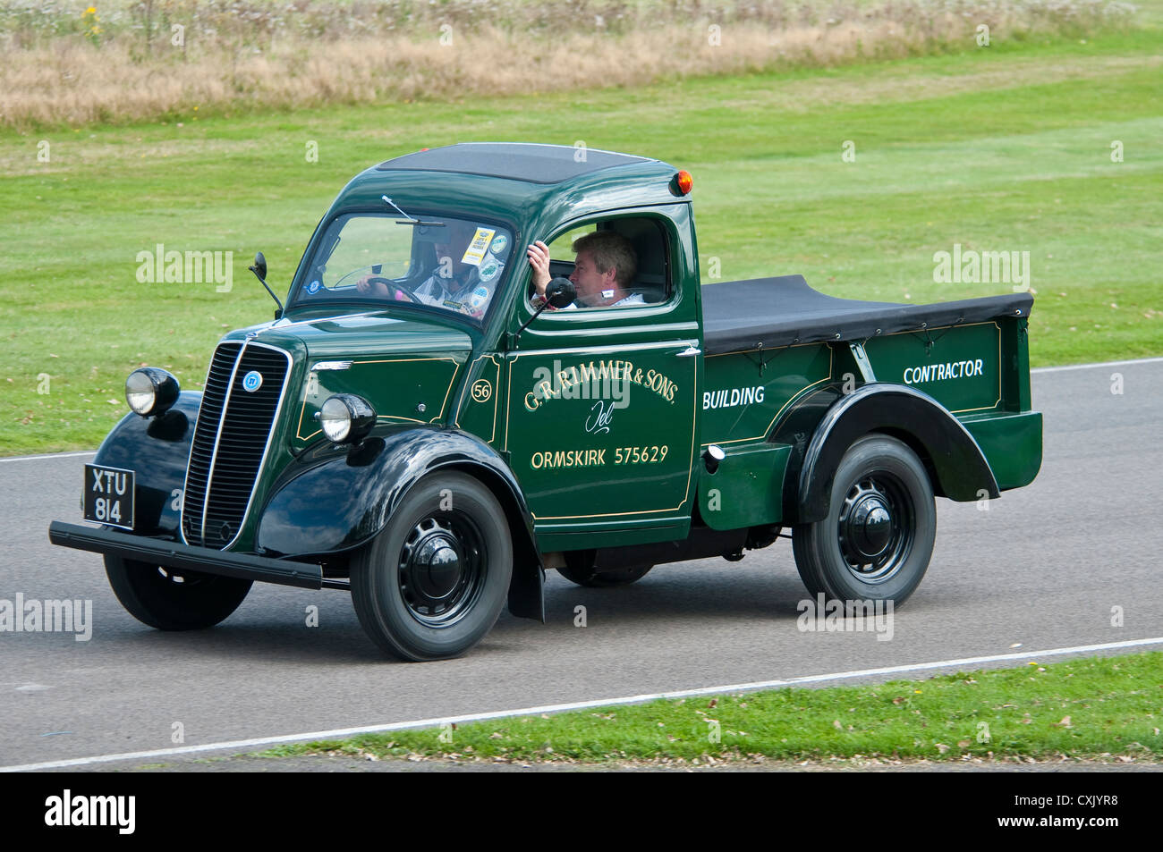 1950 Ford Thames ET6 Van à plat Banque D'Images