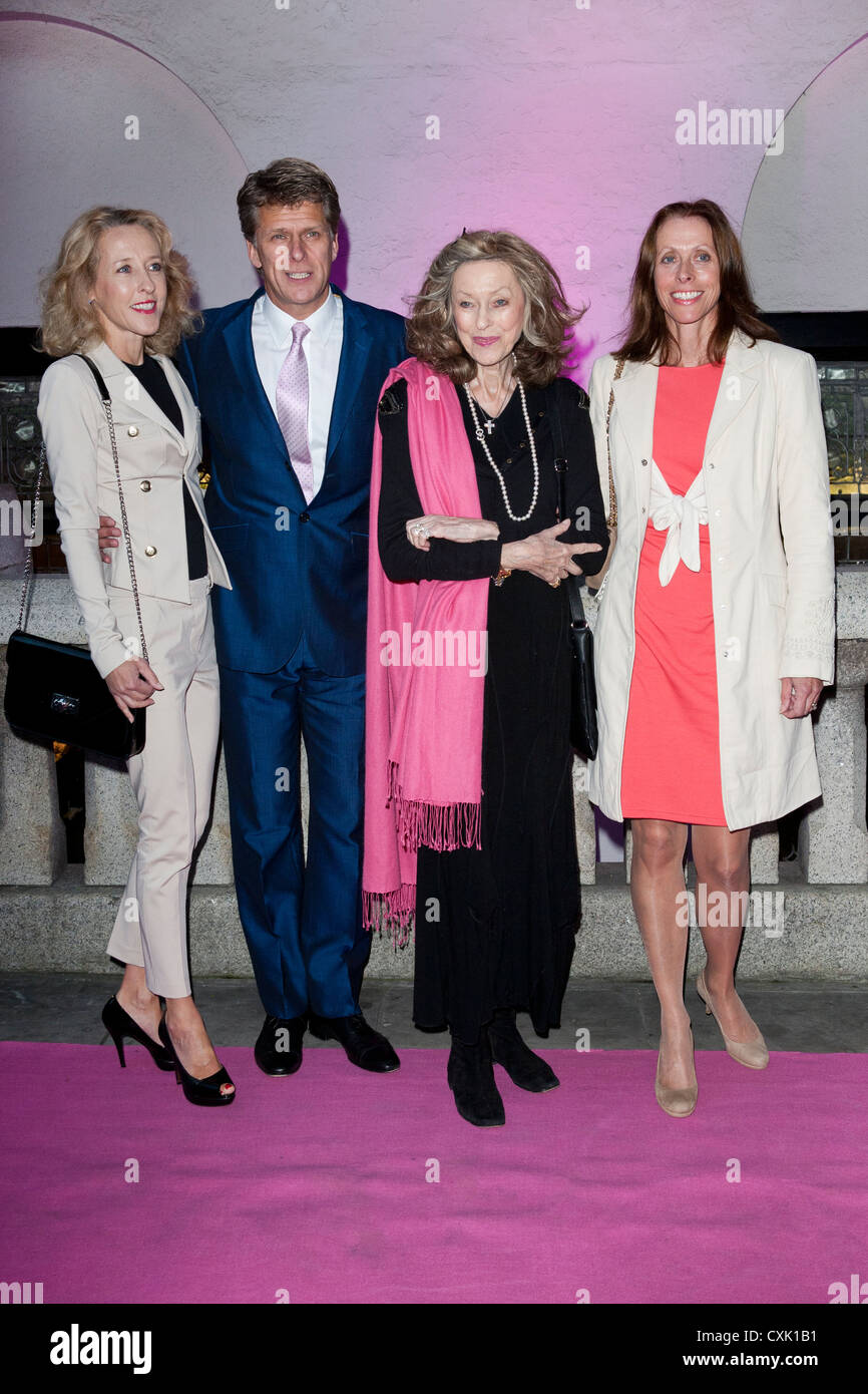 Londres, 03/10/2012, Andrew Castle et sa famille était à la remise des prix de l'inspiration pour les femmes 2012 au Cadogan Hall, London, UK Banque D'Images