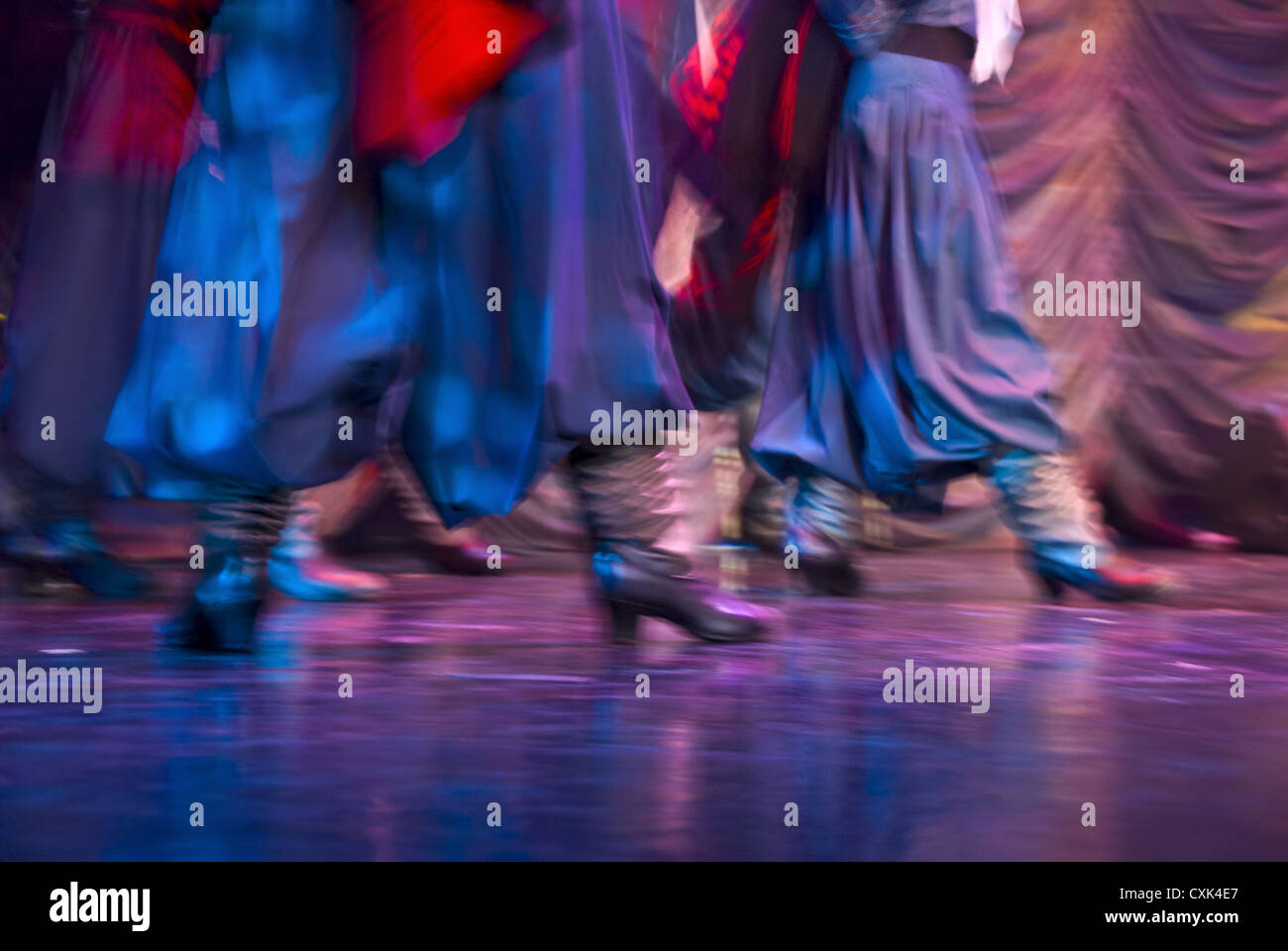 Spectacle de danse folklorique de l'Amérique latine, l'Argentine, l'Amérique du Sud Banque D'Images