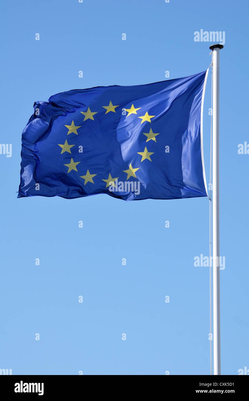 Drapeau de l'Union européenne Banque D'Images