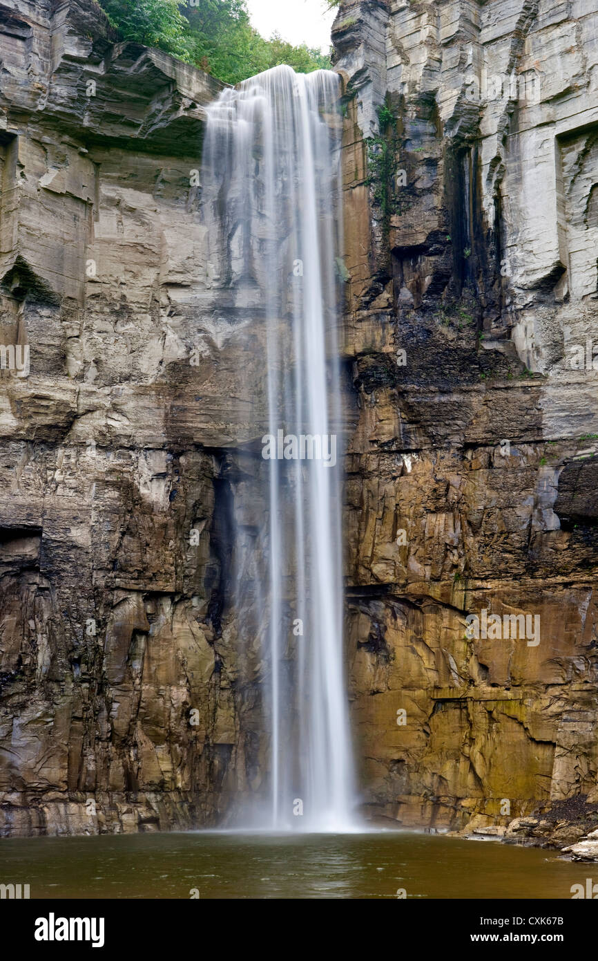 215 pieds de haut, Taughannock Falls State Park, New York State Banque D'Images