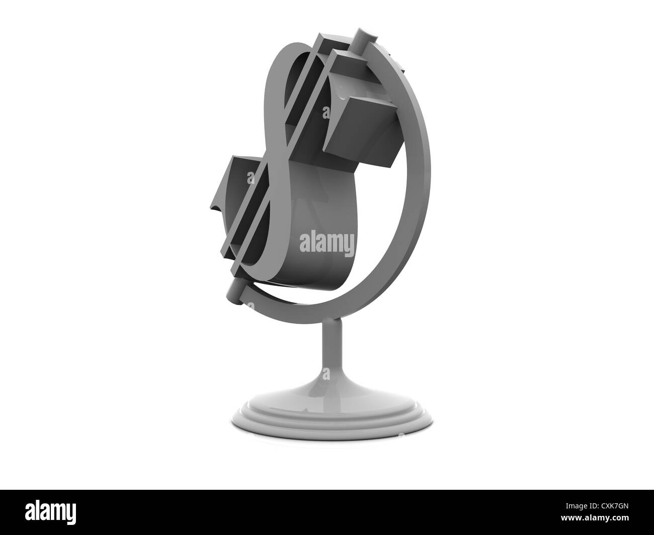 Dollar. 3D Banque D'Images