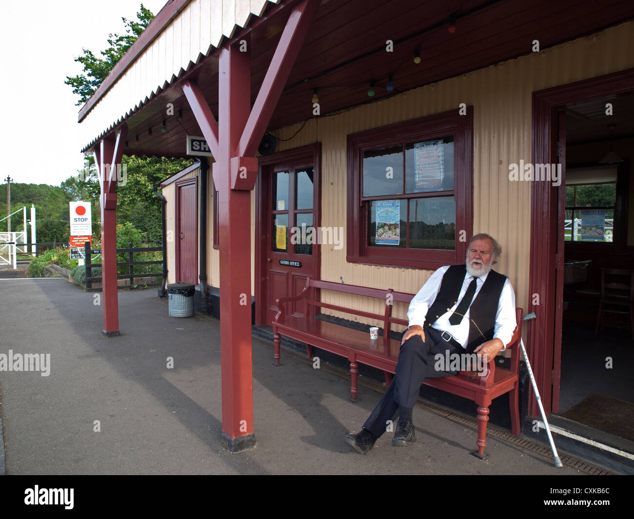 Garde de train anglais Banque de photographies et d’images à haute