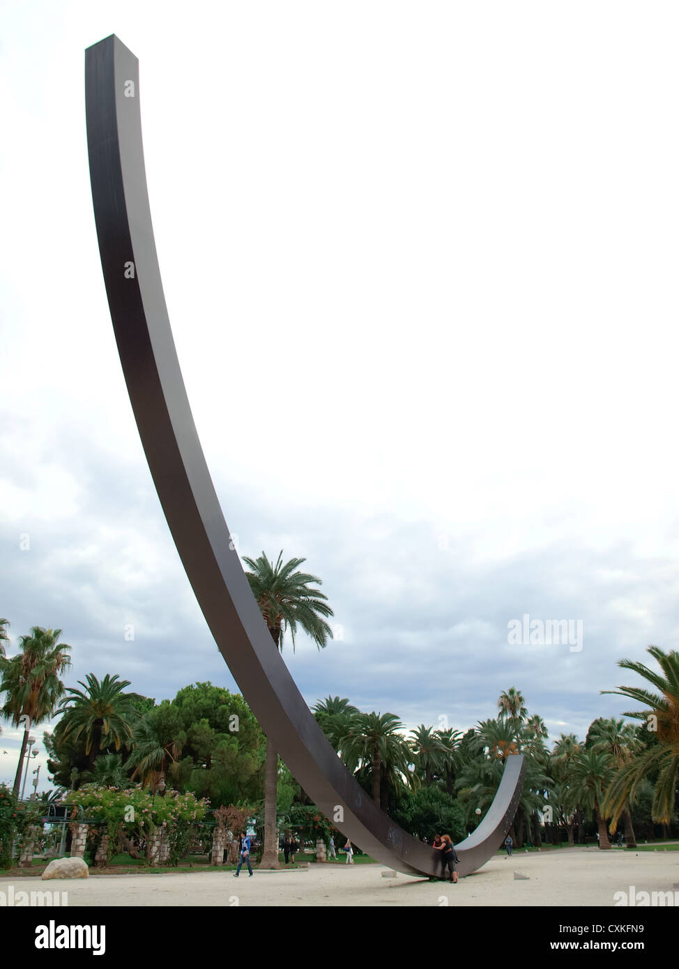 Sculpture centre de Nice, France. Banque D'Images