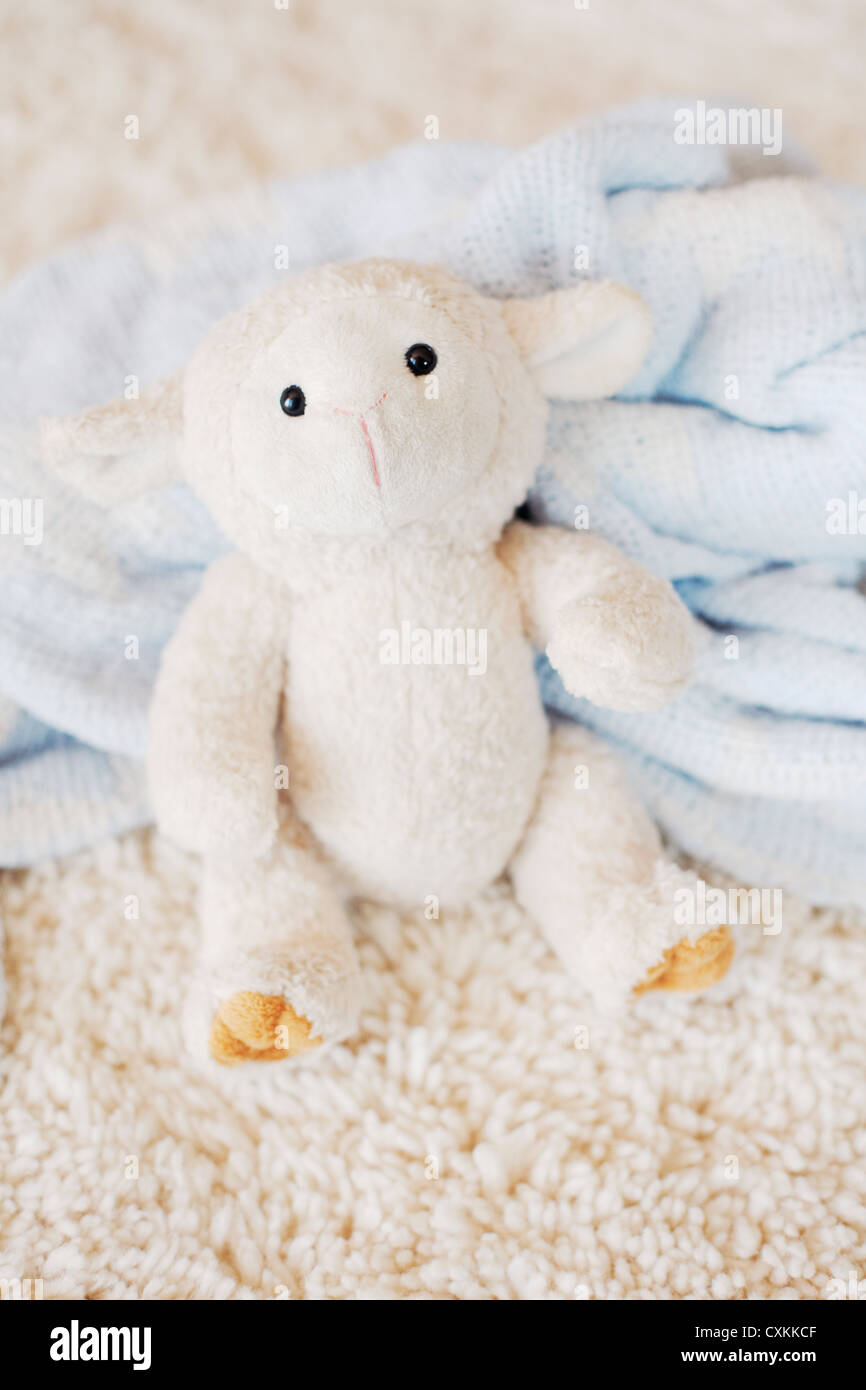 Sur un tapis d'agneau Banque D'Images