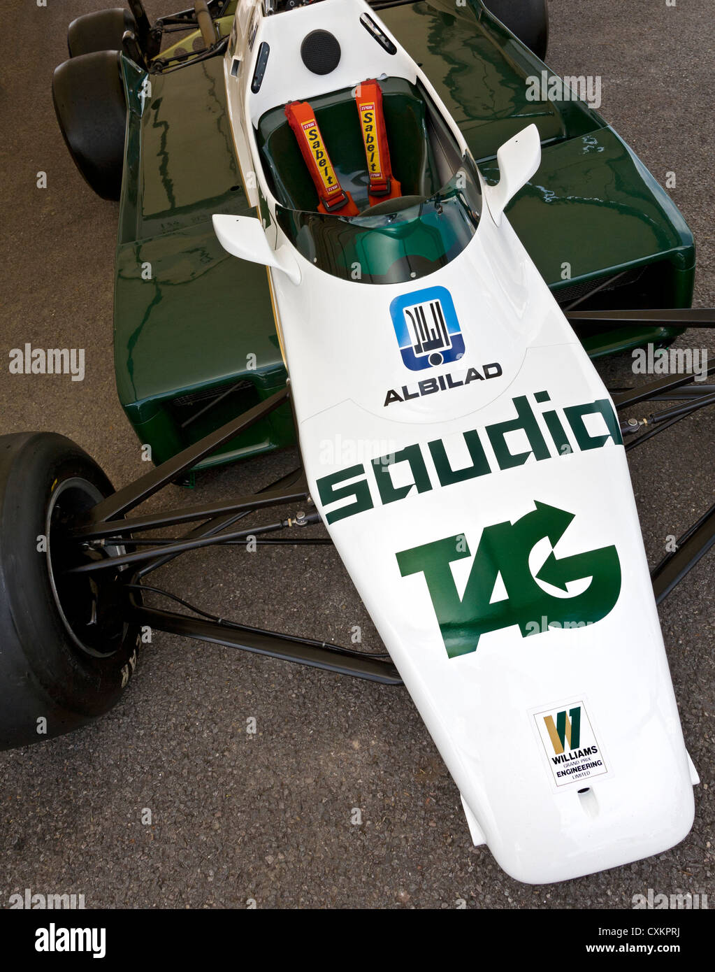 1982 Williams-Cosworth FW08B 6 wheeler GP auto au Goodwood Festival of Speed 2012, Sussex, UK. Banque D'Images