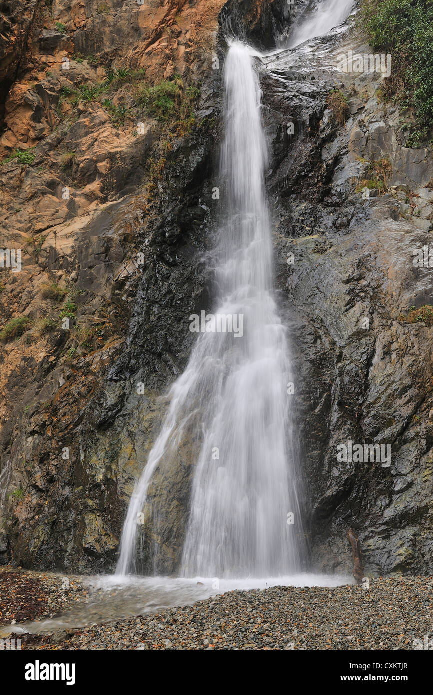 Asgaour cascade, vallée de l'Ourika, Atlas, Maroc Banque D'Images