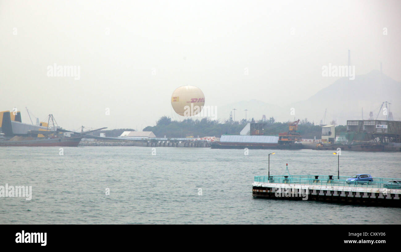 Le port de Hong Kong Banque D'Images