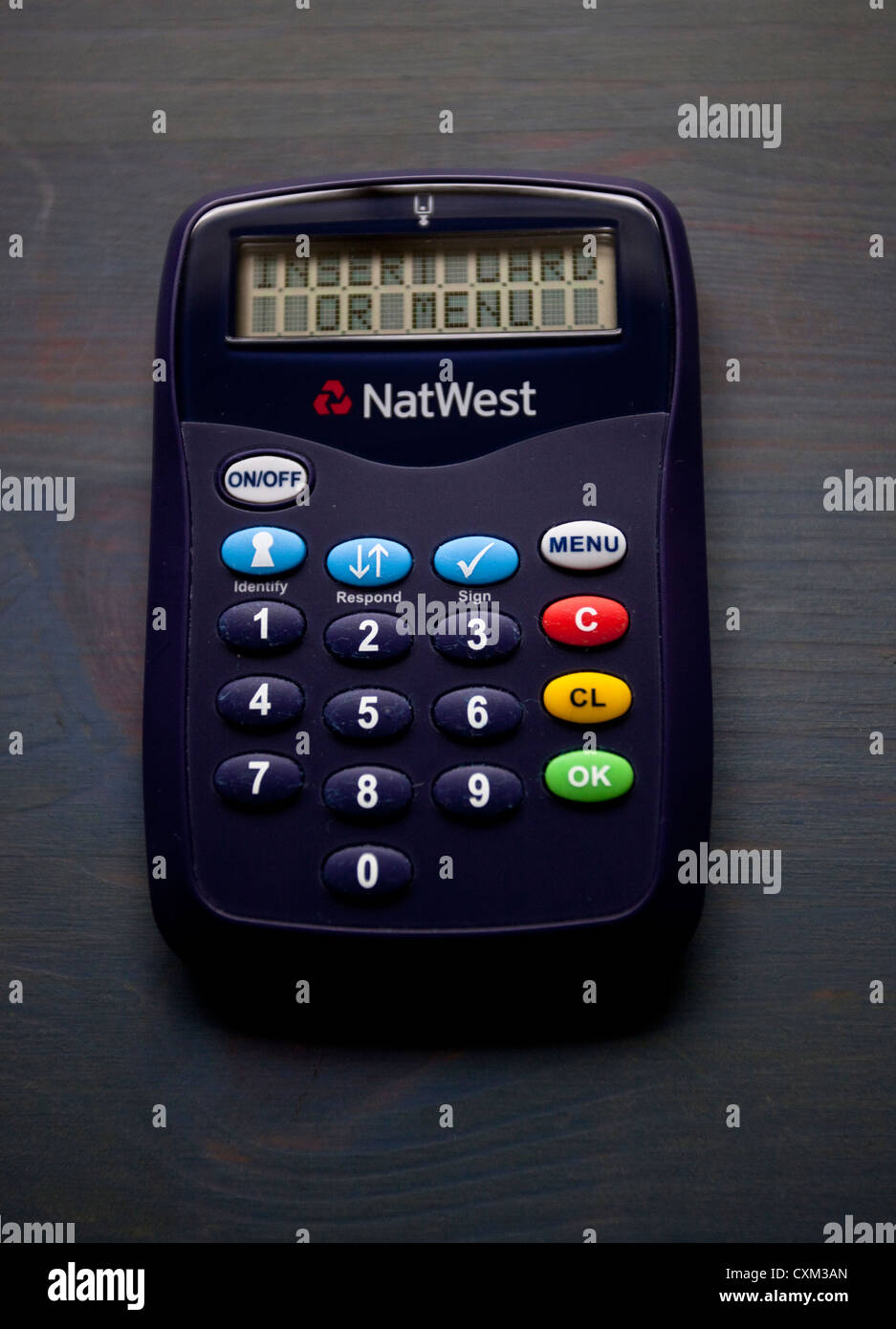 NatWest Bank card reader Photo Stock - Alamy