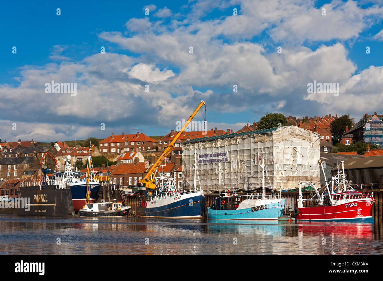 Ingénierie Parkol Whitby Angleterre Royaume-uni. Banque D'Images