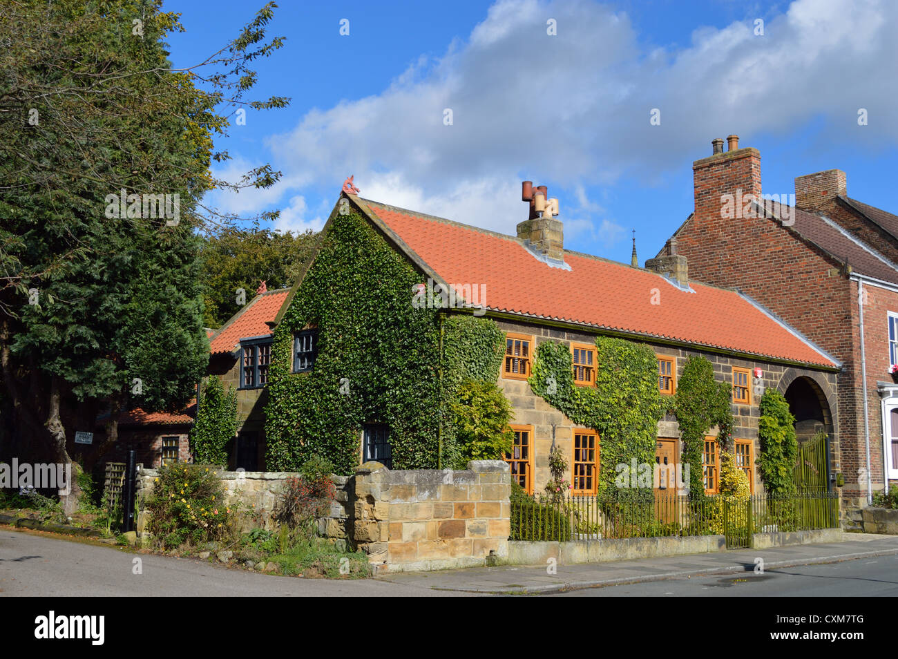 Cottage en grande Ayton , North Yorks Banque D'Images