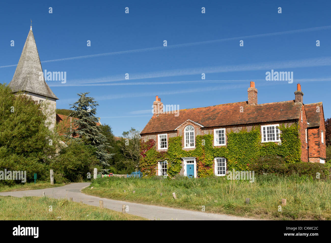 Le village pittoresque de Bosham West Sussex, England UK Banque D'Images