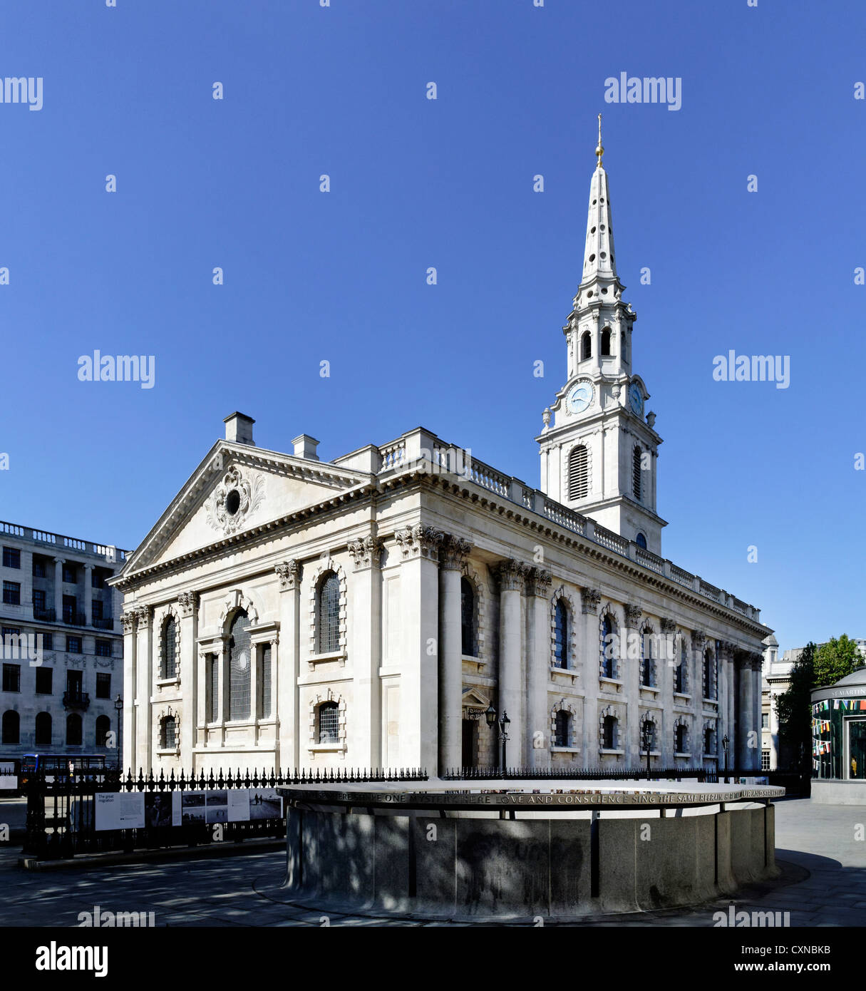 St Martin-in-the-Fields church, Trafalgar Square, London, UK Banque D'Images