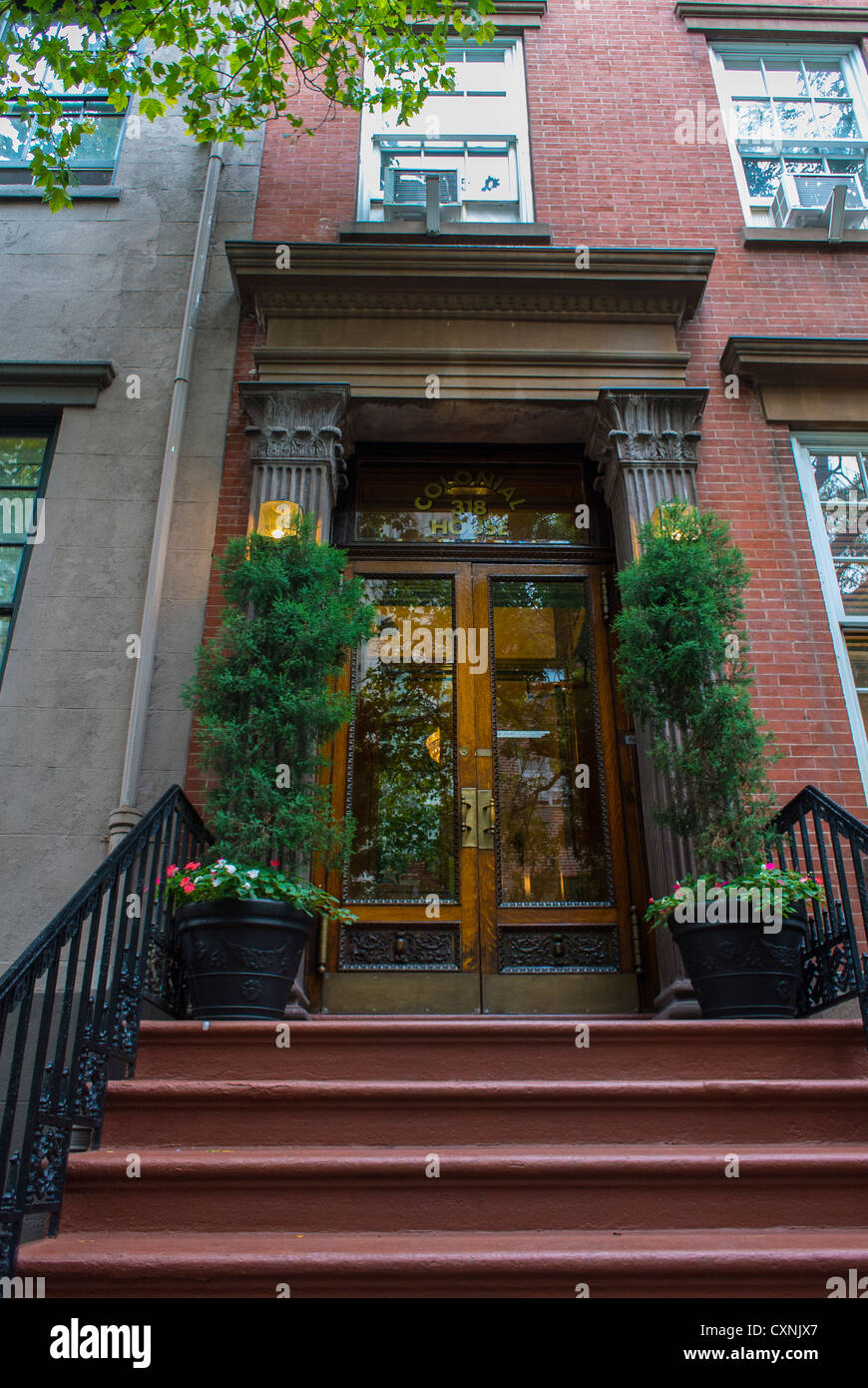 New York City, NY, USA, First Office of GMHC, ancien «gay Men's Health Clinic», et maintenant, Bed & Breakfast Hôtel, hôtel branché, extérieur, logement Banque D'Images