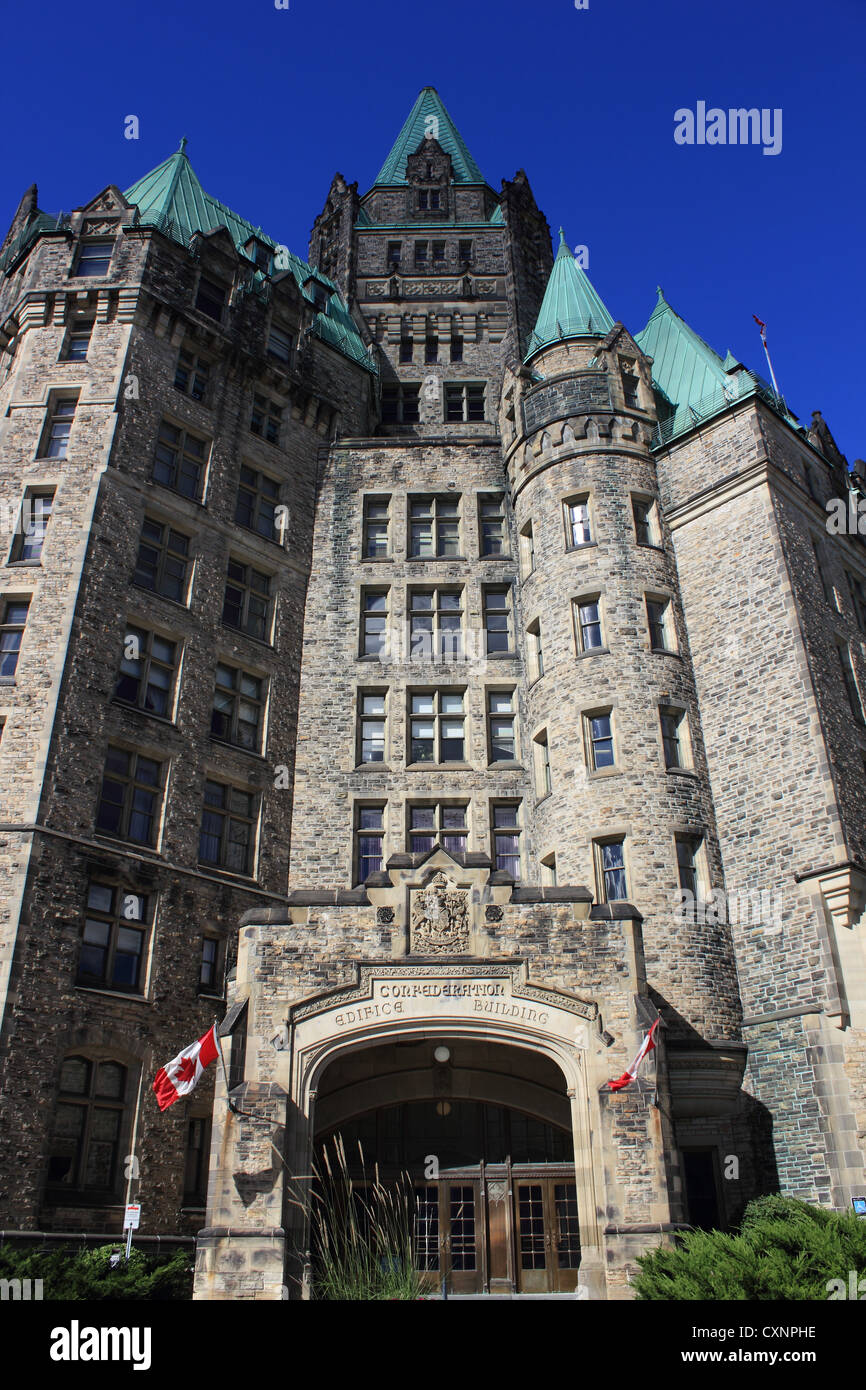 Le Canada, l'Ontario, Ottawa, Édifice de la Confédération Banque D'Images