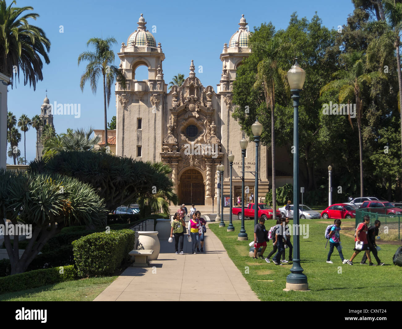 Casa del Prado, Balboa Park, San Diego, Californie Banque D'Images Casa del Prado, Balboa Park, San Diego, Californie Banque D'Images