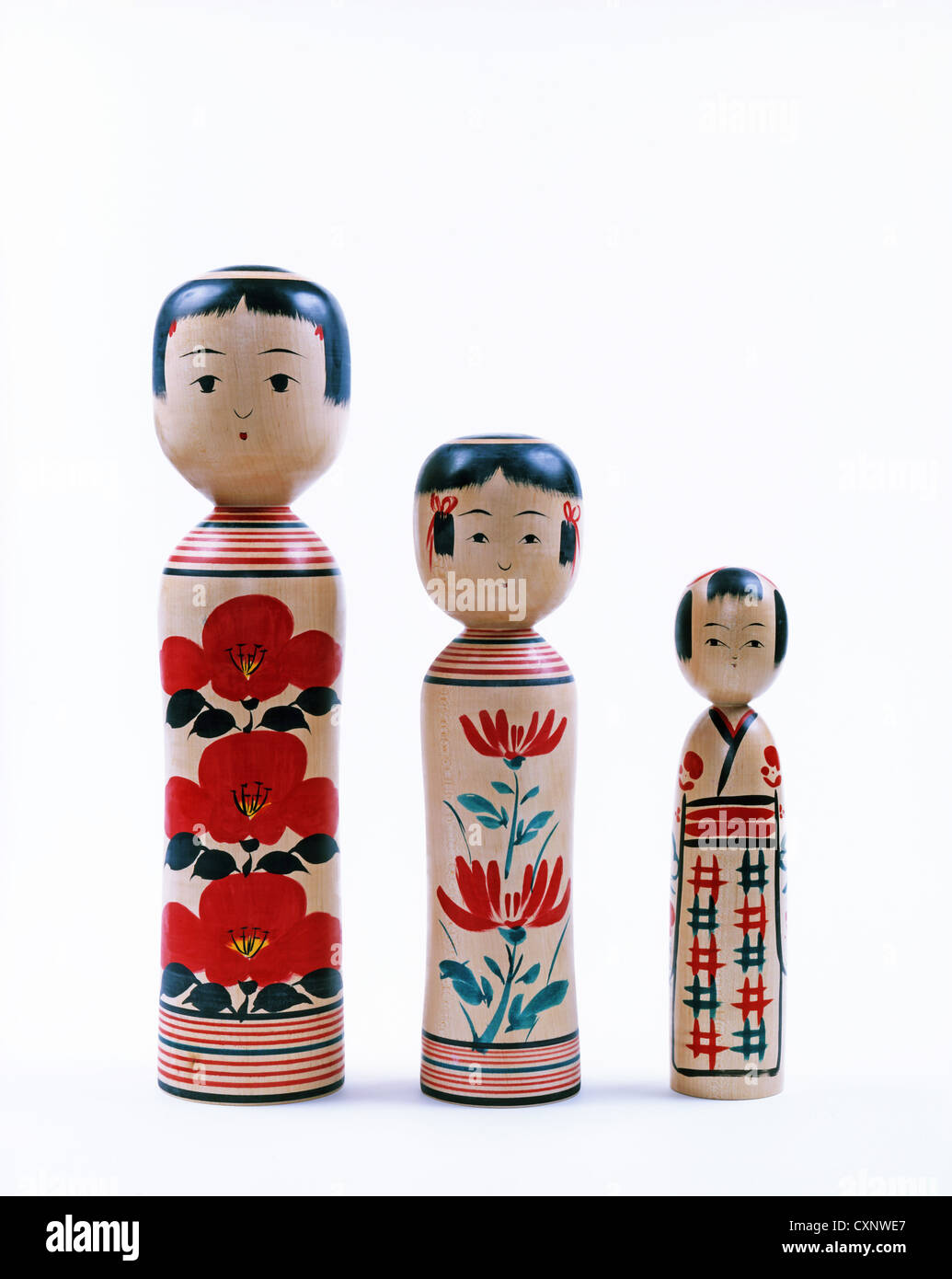 Akita, Japon, Kokeshi Banque D'Images