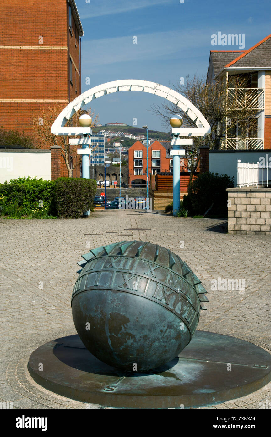 L'art public, la Promenade Maritime, Swansea, Swansea, Pays de Galles du Sud. Banque D'Images L'art public, la Promenade Maritime, Swansea, Swansea, Pays de Galles du Sud. Banque D'Images
