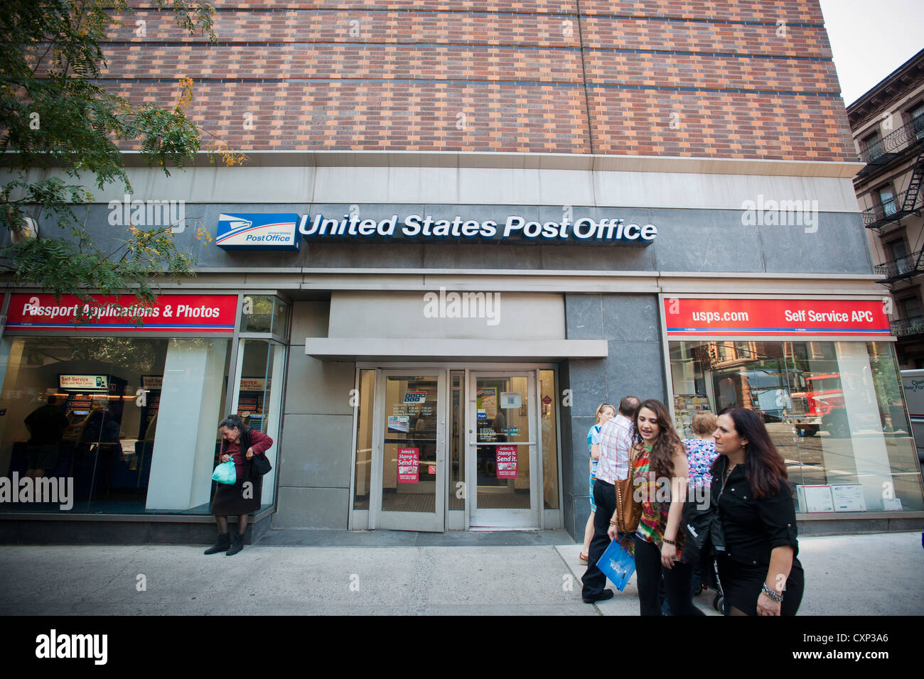 Les prestataires du service des postes pour l'10023 dans le quartier Upper West Side à New York Banque D'Images