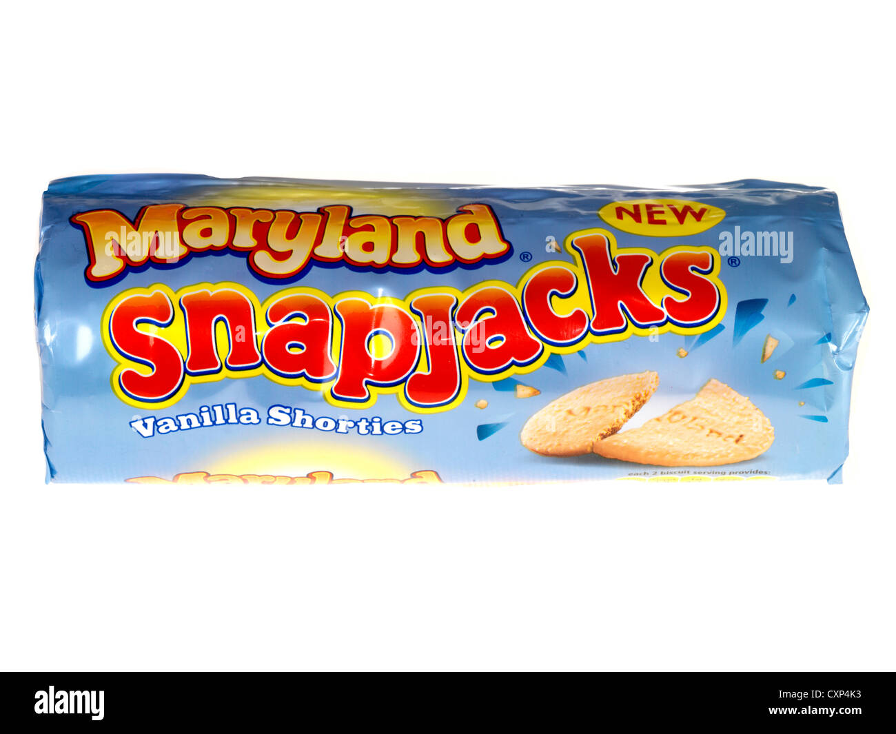 Paquet de biscuits snapjack Banque D'Images