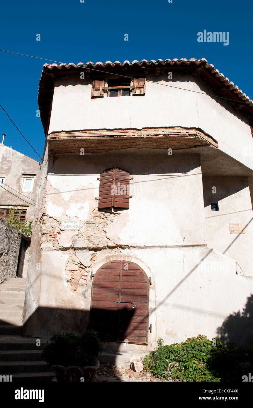 Maison turque, Bakar, Croatie Banque D'Images