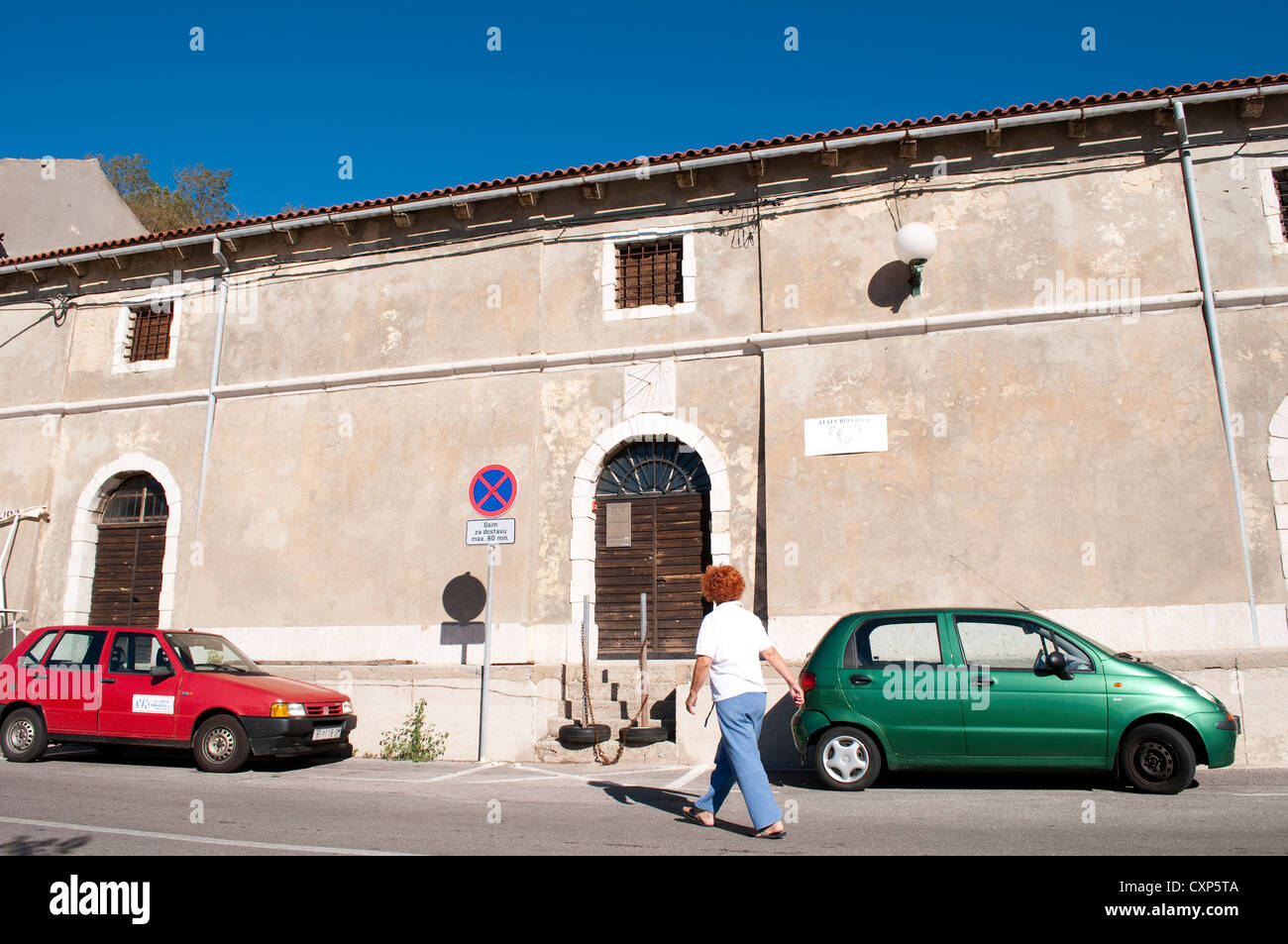 Ancien entrepôt, Bakar, Croatie Banque D'Images