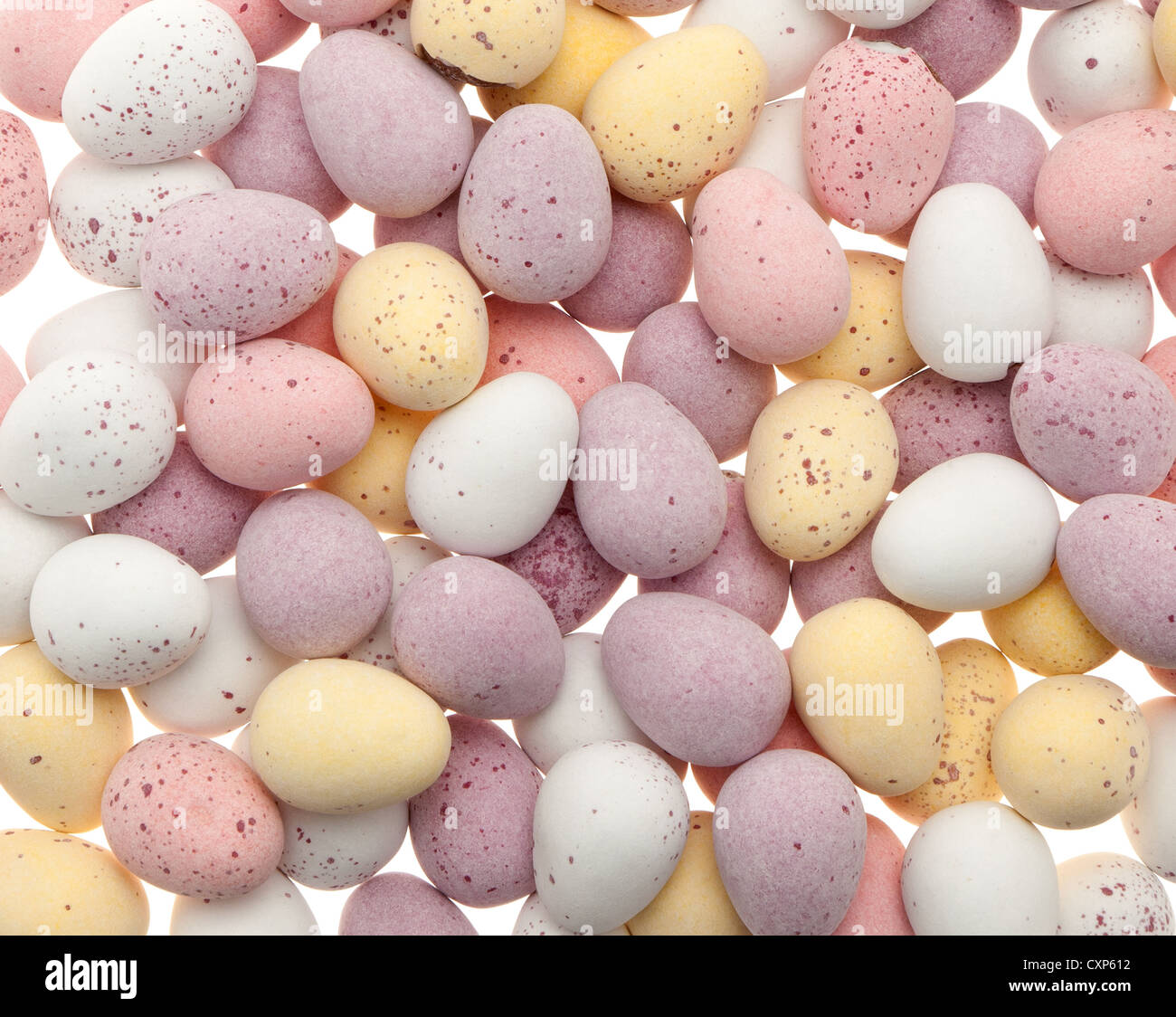 Mini bonbons au chocolat enrobés de background - studio shot Banque D'Images