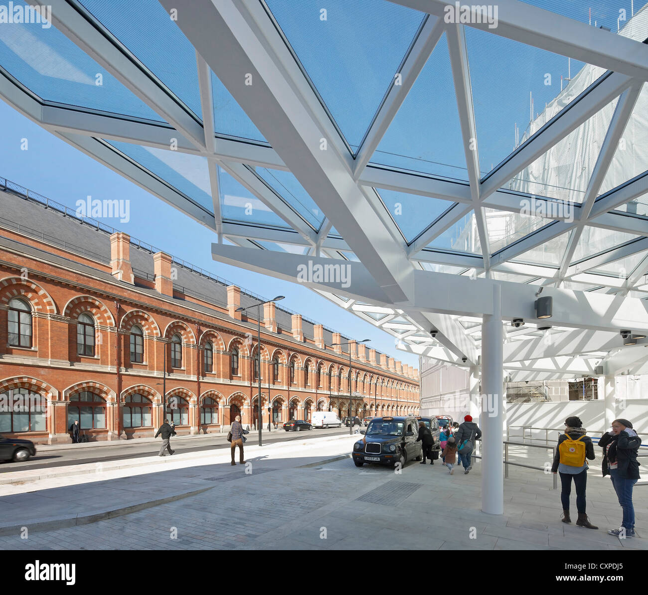 La gare de King's Cross, Londres, Royaume-Uni. Architecte : John McAslan & Partners, 2012. Banque D'Images