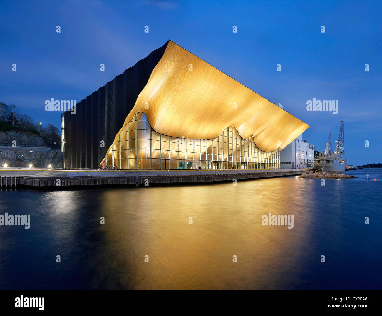 Kildee Performing Arts Centre, Kristiansand, Norvège. Architecte : ALA Architects, 2011. Banque D'Images