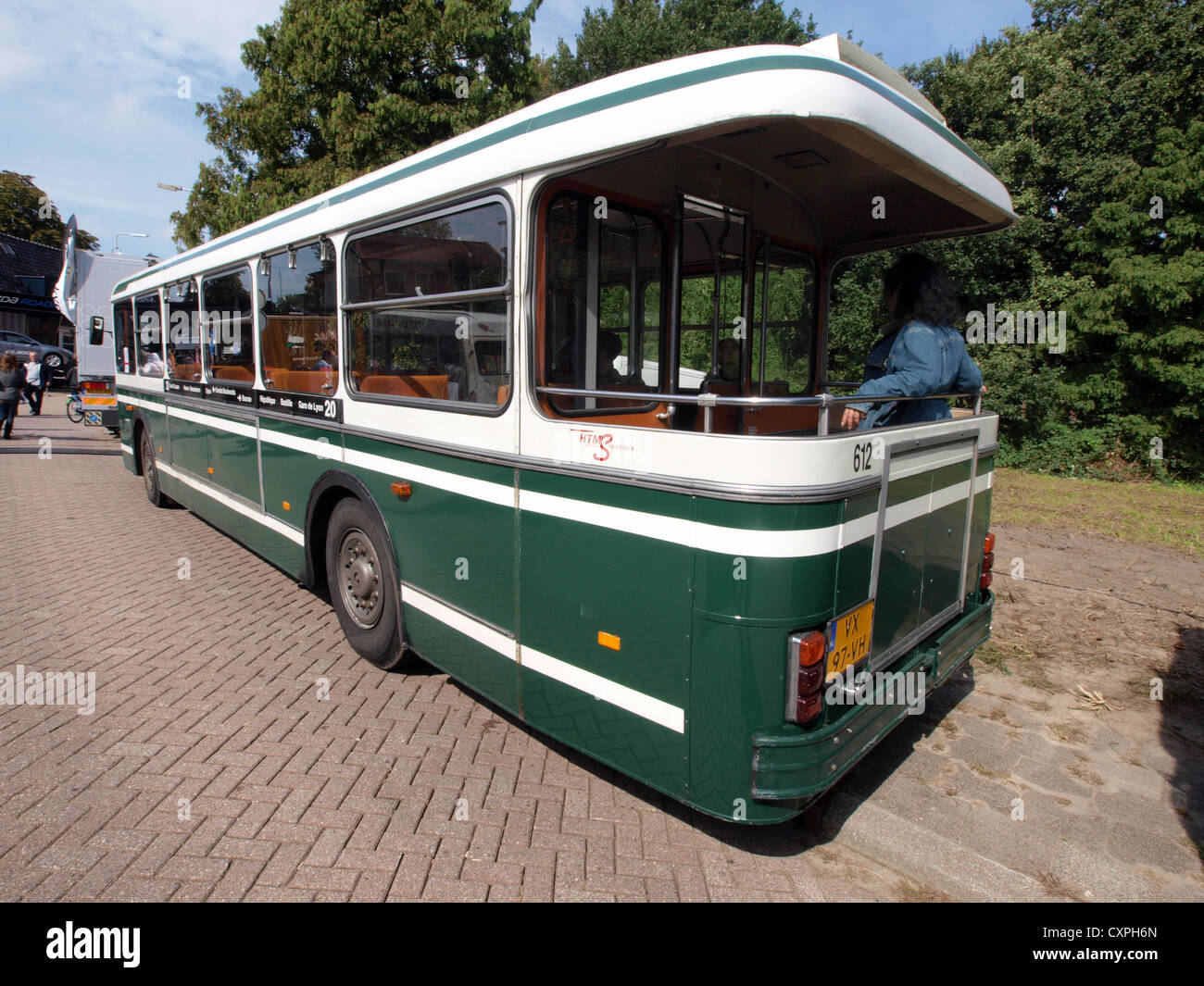 NOREV PLASTIGAM - Saviem SC10U Autobus 1:43 Vert Et Crème (Occasion, Boîte D'origine)