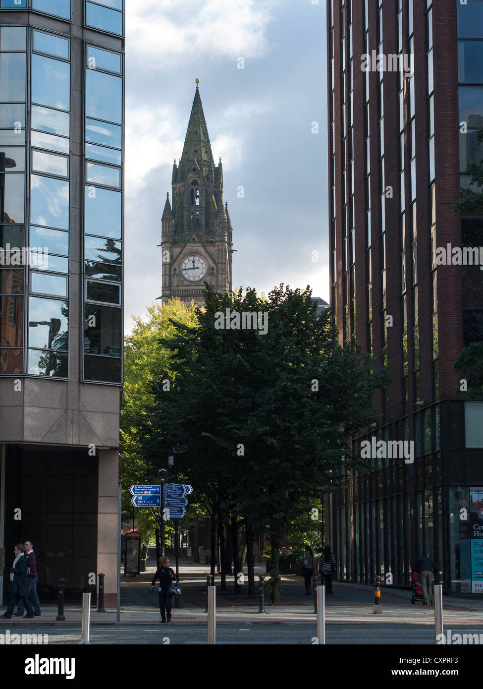 Brazennose Street Manchester UK Banque D'Images