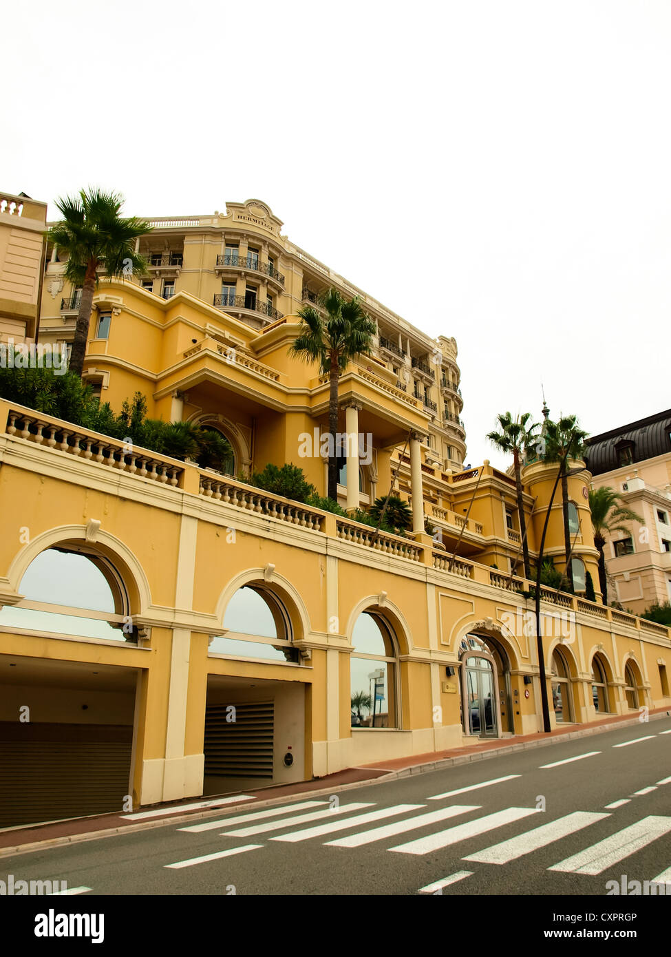 Rues de Monte Carlo. Banque D'Images
