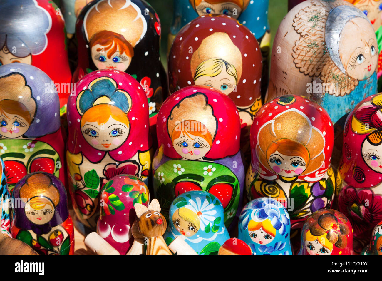 Collection de poupées russes, l'Ukraine Banque D'Images