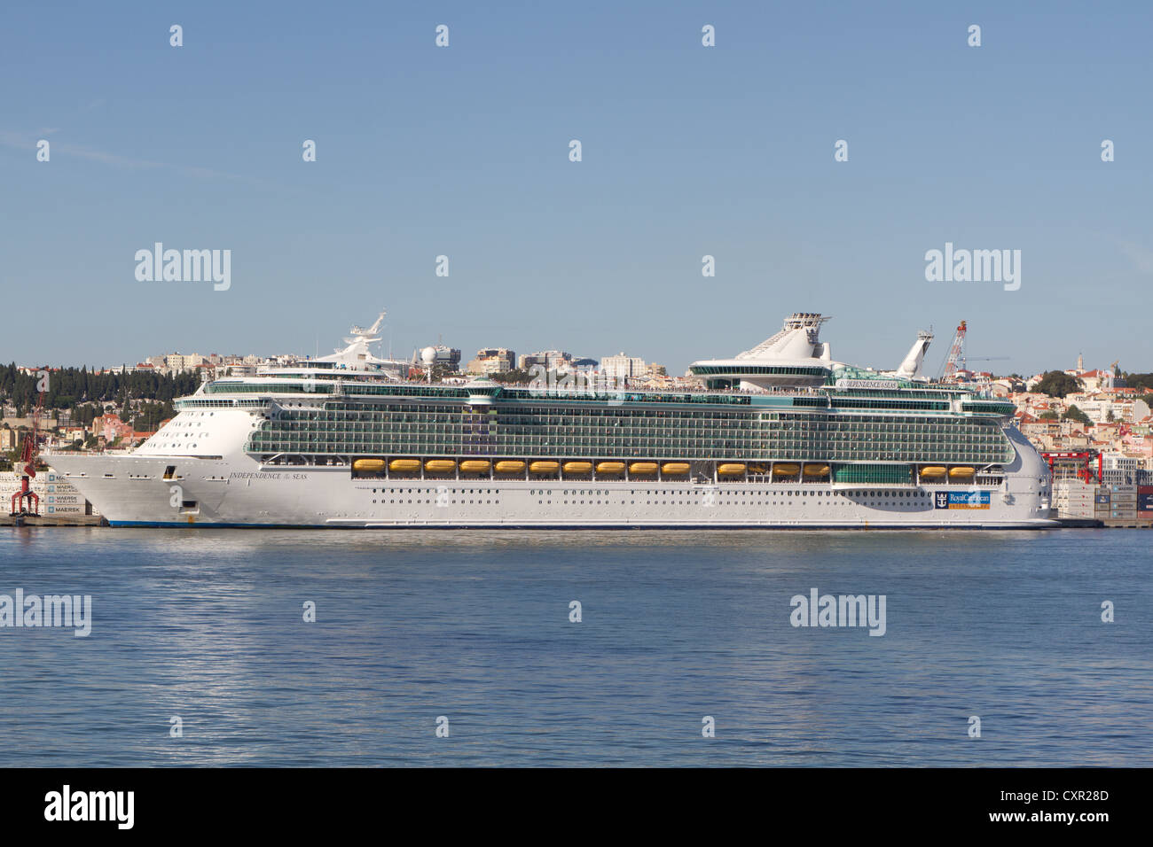 Royal Caribbean Indépendance de la mer, le plus grand bateau de croisière dans le monde Banque D'Images