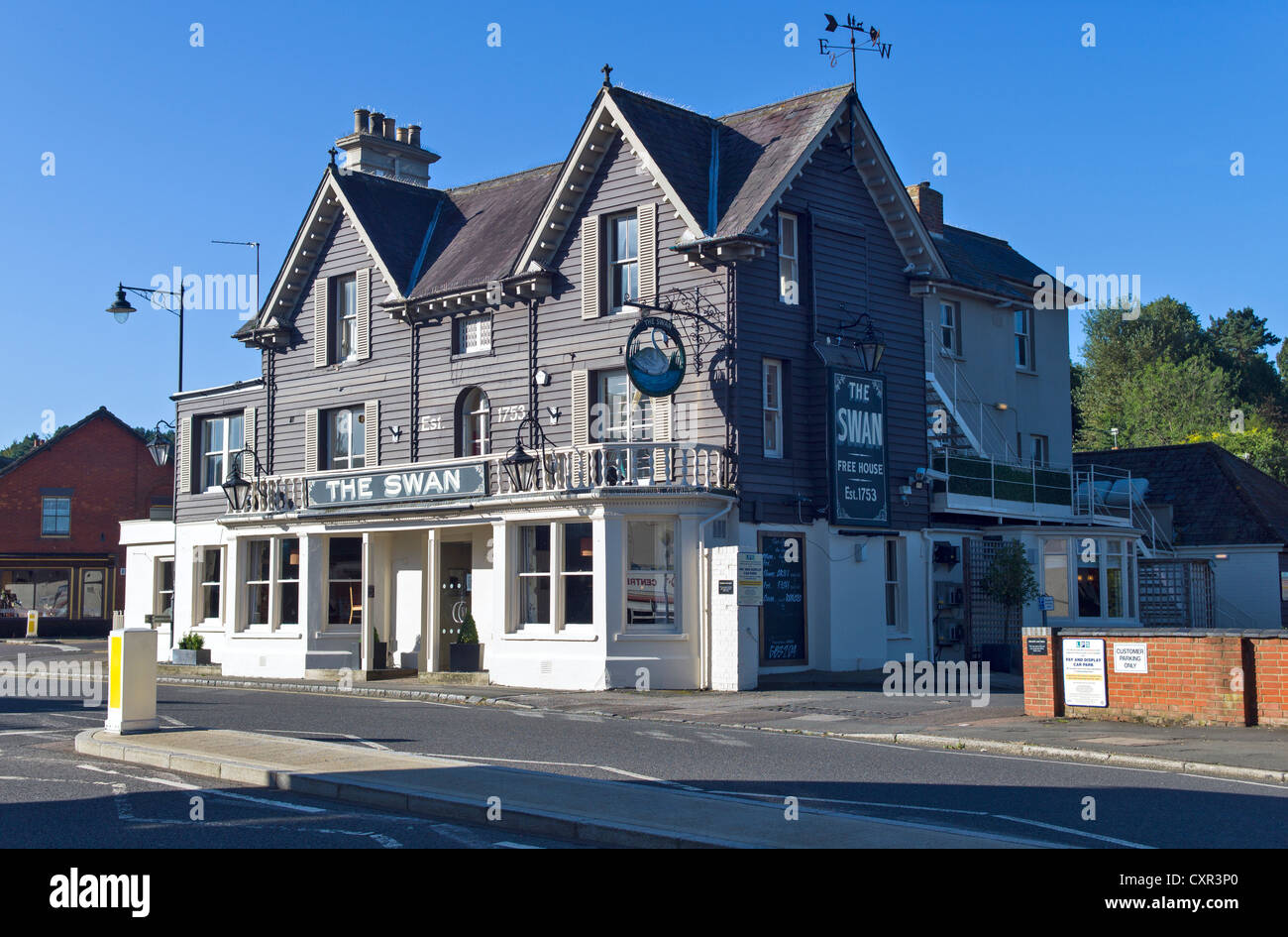 The Swan Inn dans la région de Woburn Sands Bedfordshire Angleterre UK Banque D'Images