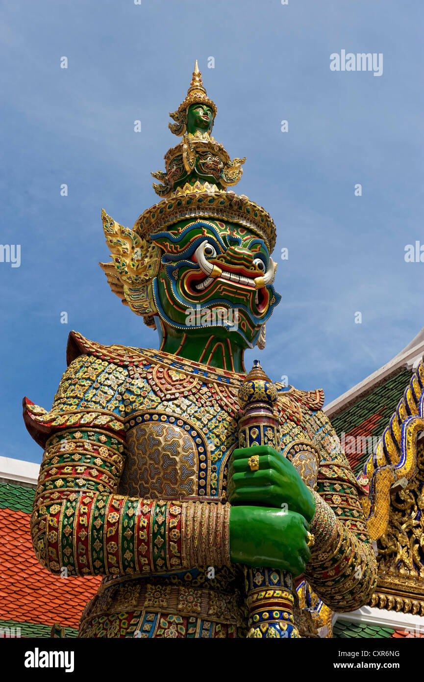 Phra Viharn Yod, Wat Pho, Wat Phra Chetuphon, Temple de l'Reclinging Bouddha, Bangkok, Thailande, Asie Banque D'Images