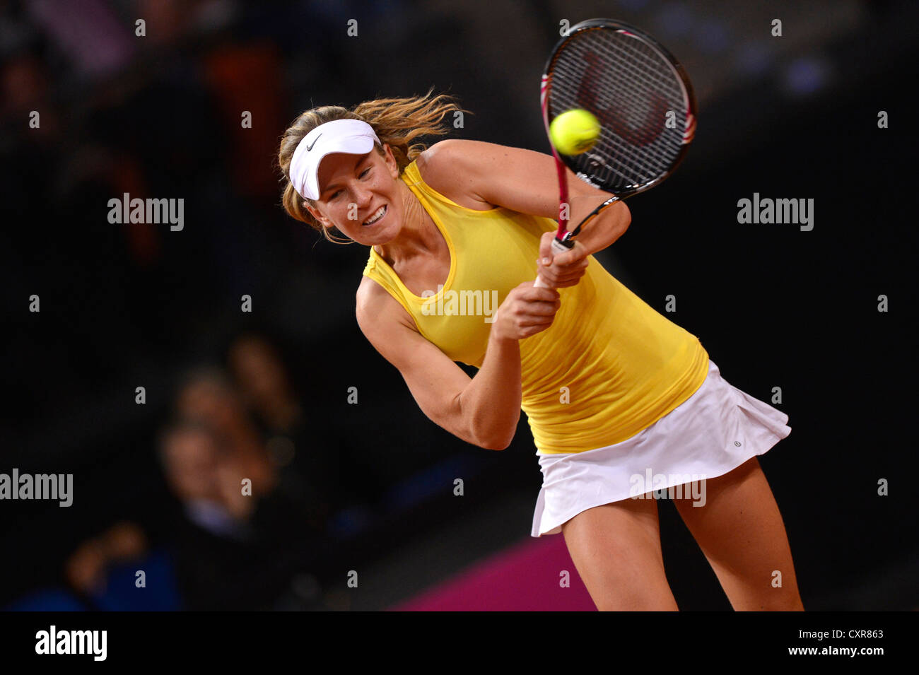 Elena Vesnina, AUS, femmes, Tennis FedCup, Fed Cup, les play-offs du groupe mondial, l'Allemagne contre l'Australie, stade Porsche, Stuttgart Banque D'Images