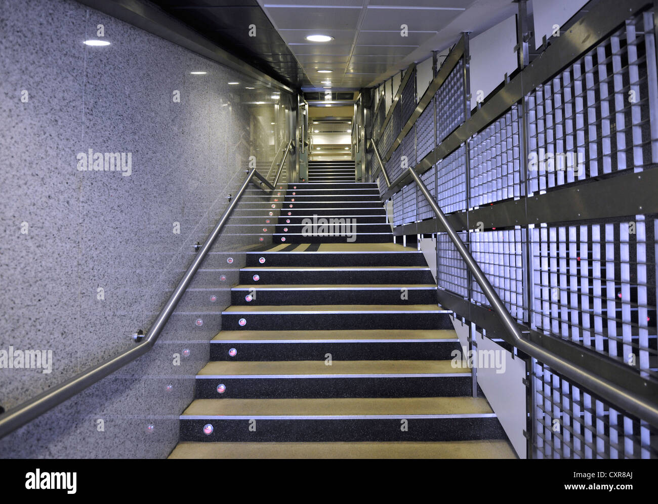 Vue du tunnel, Estadio Santiago Bernabeu, football du Real Madrid, quartier Chamartín, Madrid, Spain, Europe Banque D'Images